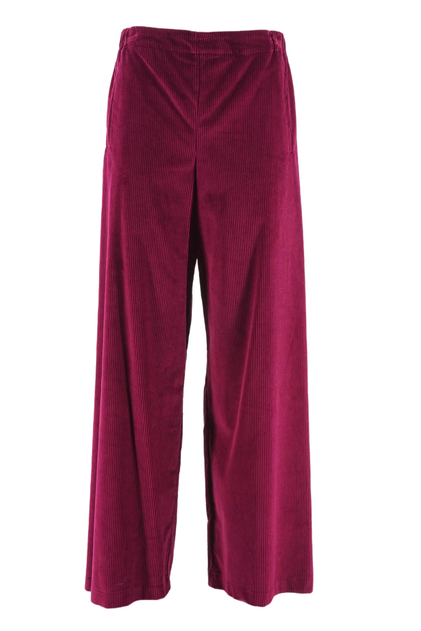 Pantalone in Velluto Niū / Viola - Ideal Moda