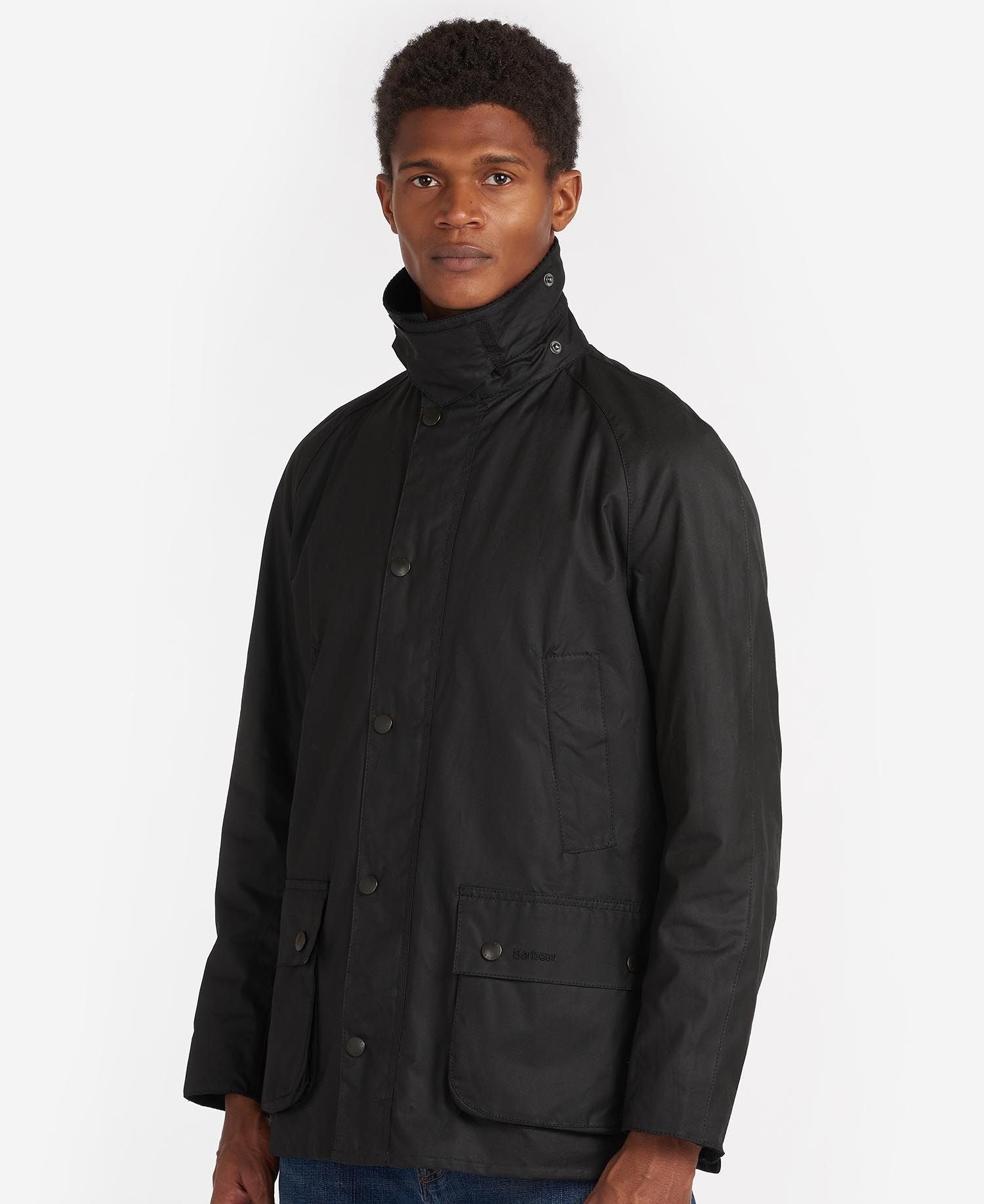 Giubbino Barbour Ashby Wax / Nero - Ideal Moda