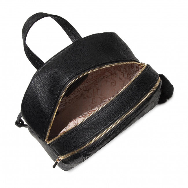 Zaino Liu Jo con Logo / Nero - Ideal Moda