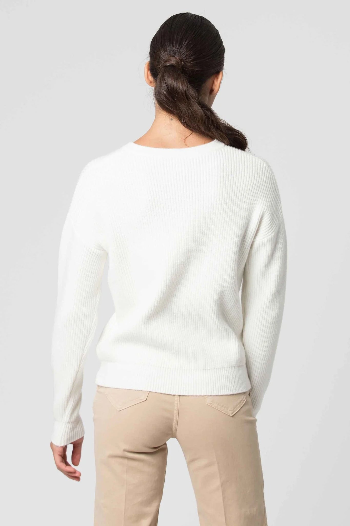 Maglia con Applicazioni Kocca / Bianco - Ideal Moda
