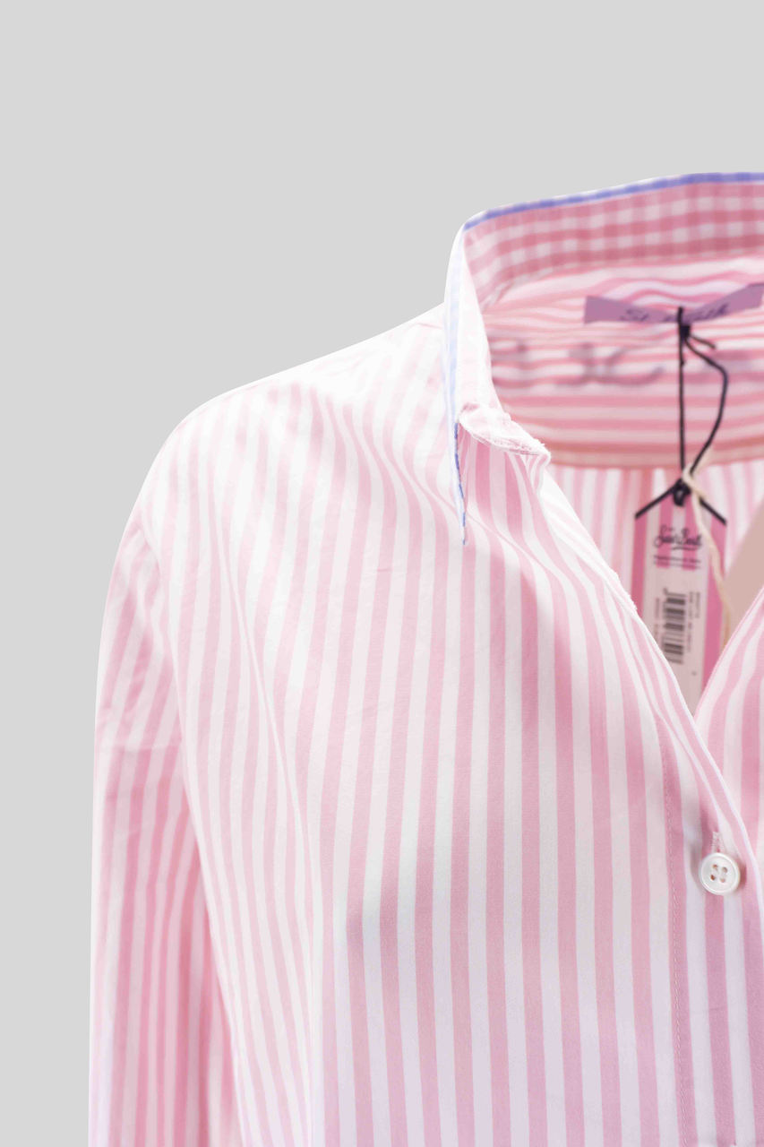 Camicia Donna con Ricamo / Rosa - Ideal Moda
