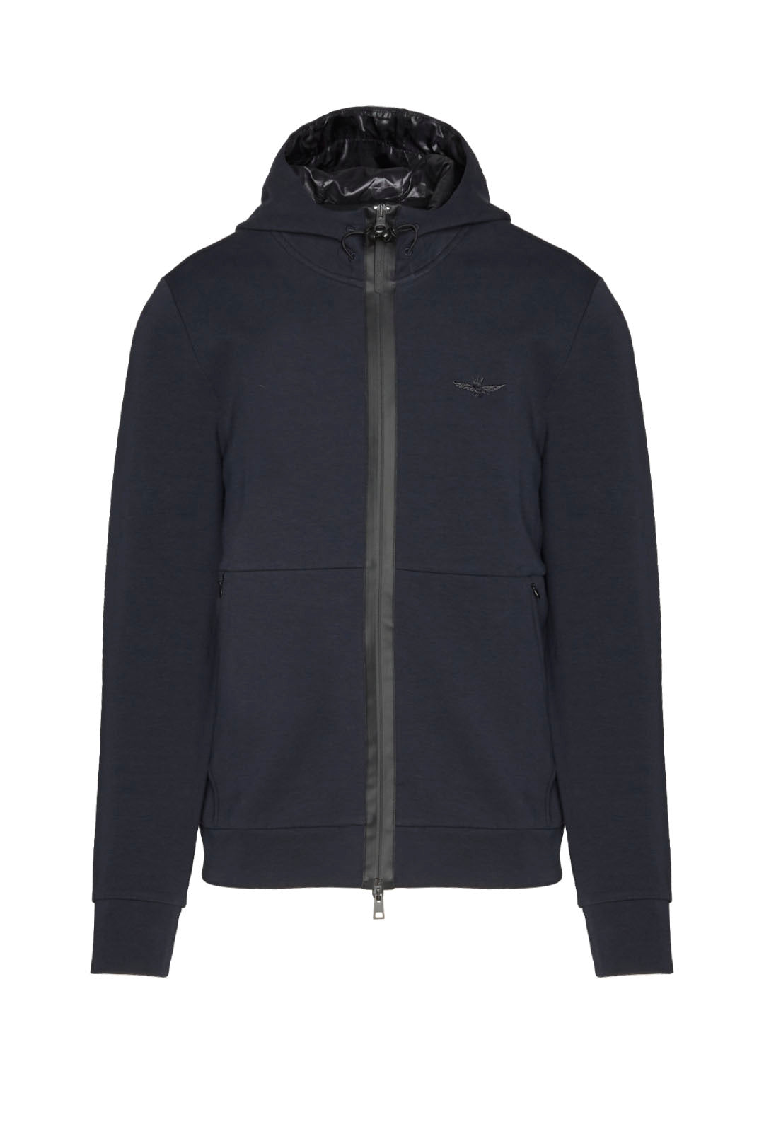 Felpa Aeronautica Militare con Cappuccio / Blu - Ideal Moda