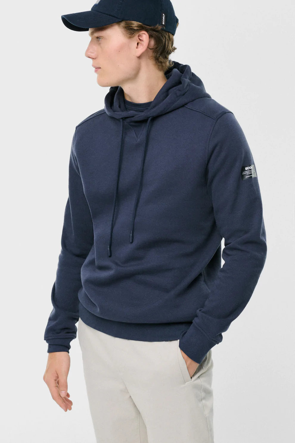 Felpa con Cappuccio Ecoalf / Blu - Ideal Moda