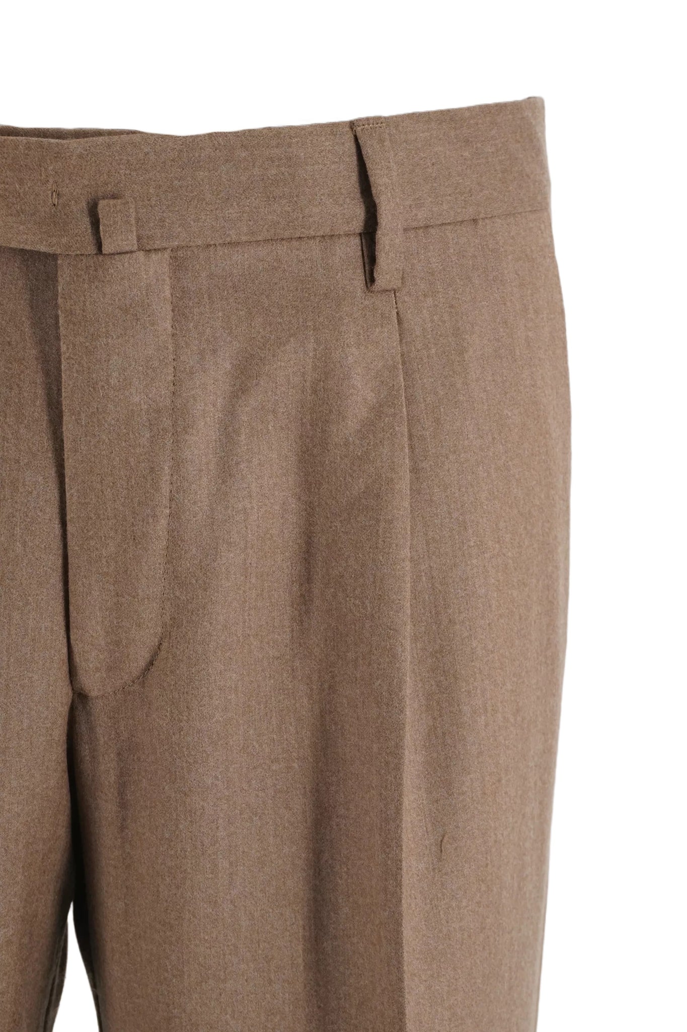 Pantalone in Lana e Cachemire Briglia / Beige - Ideal Moda