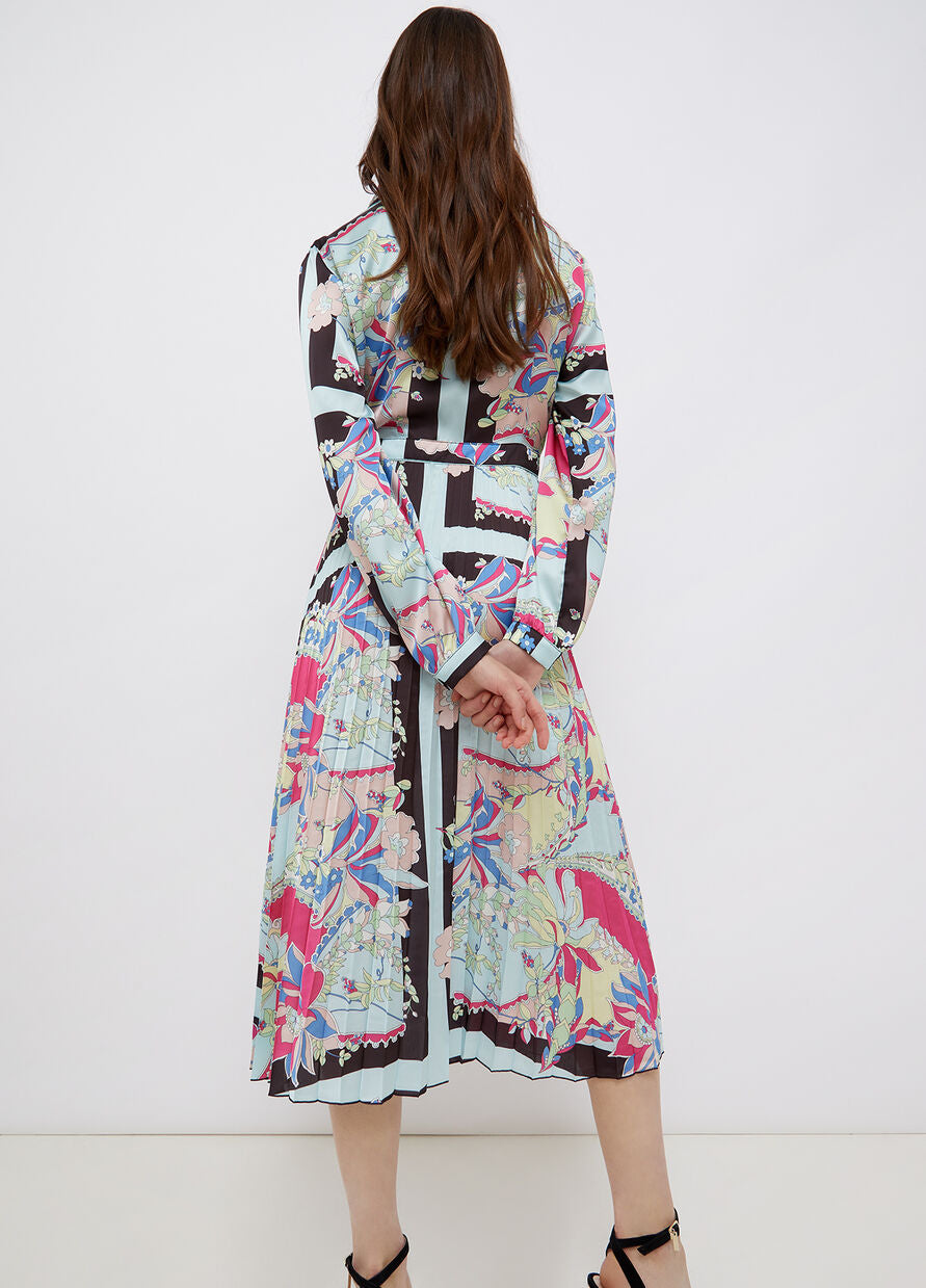 Abito Liu Jo in Raso / Azzurro - Ideal Moda