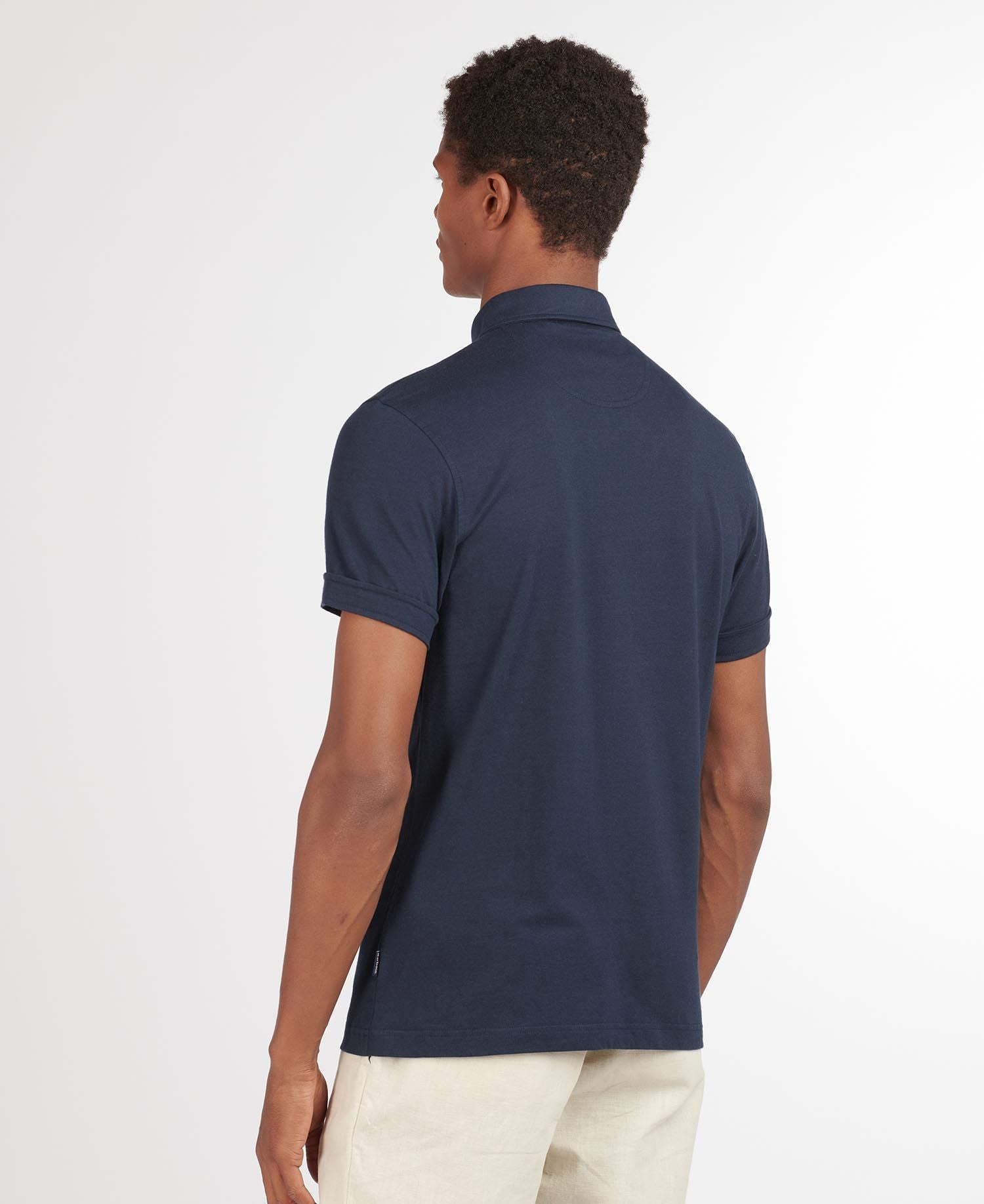 Polo in Jersey Barbour / Blu - Ideal Moda