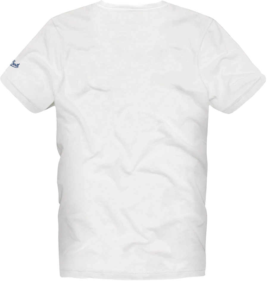T-Shirt Mc2 Saint Barth con Taschino / Bianco - Ideal Moda