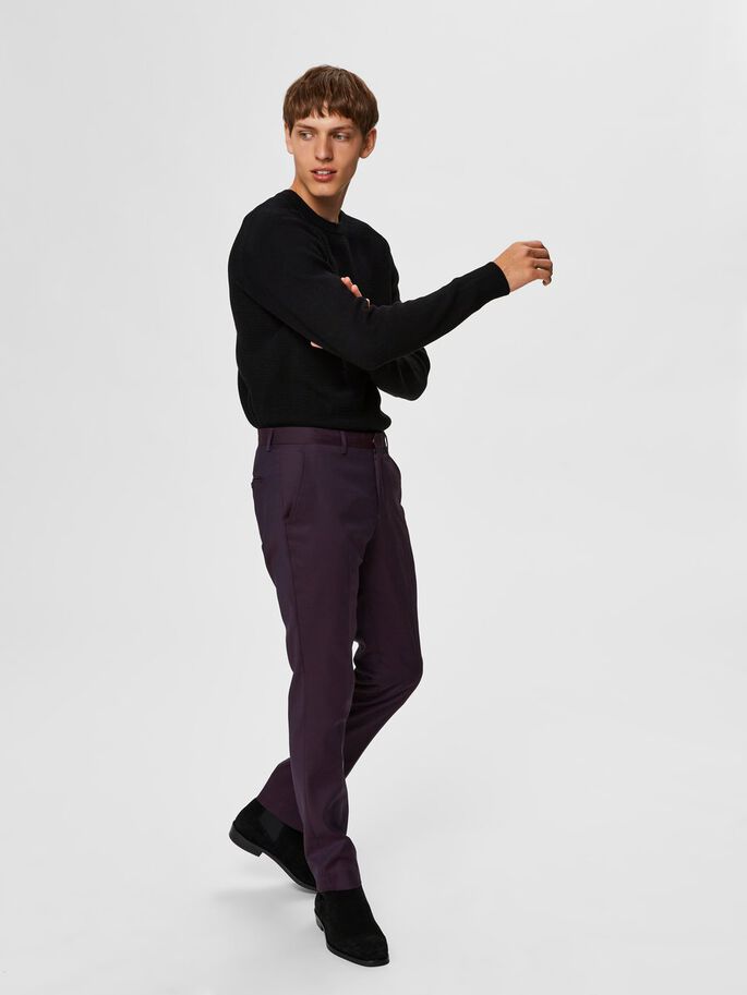 Maglia con Tramatura / Nero - Ideal Moda