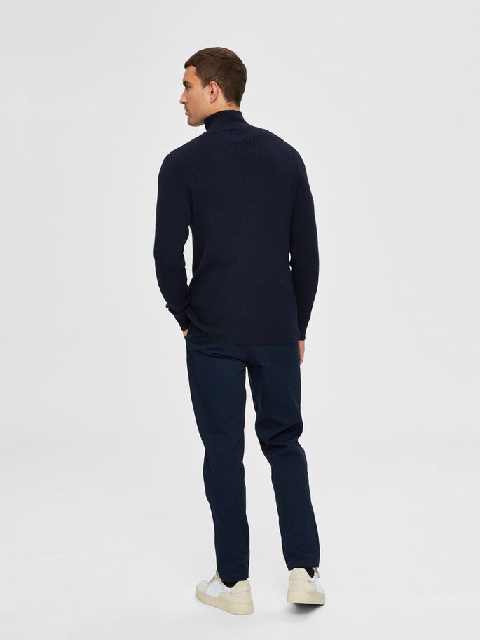 Pullover a Coste / Blu - Ideal Moda