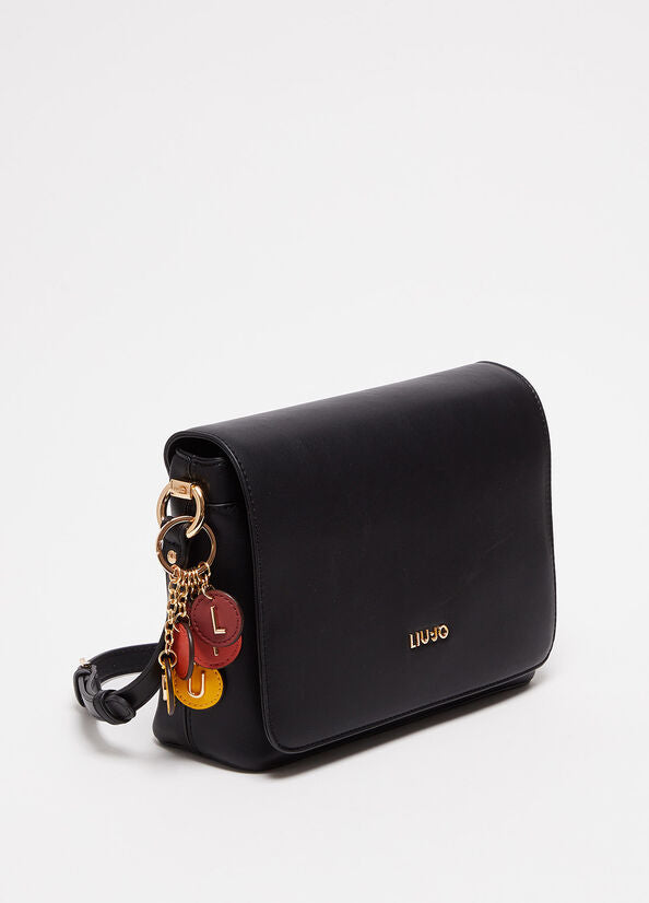 Borsa a Tracolla con Logo Liu Jo / Nero - Ideal Moda