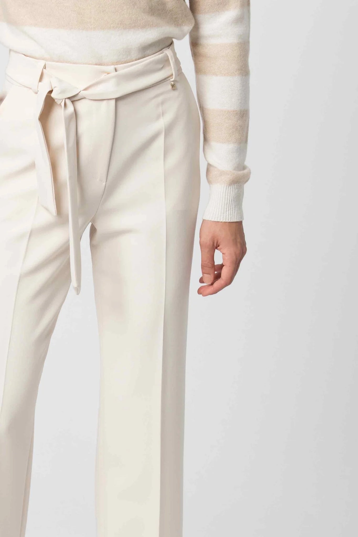 Pantalone Elegante Kocca / Bianco - Ideal Moda