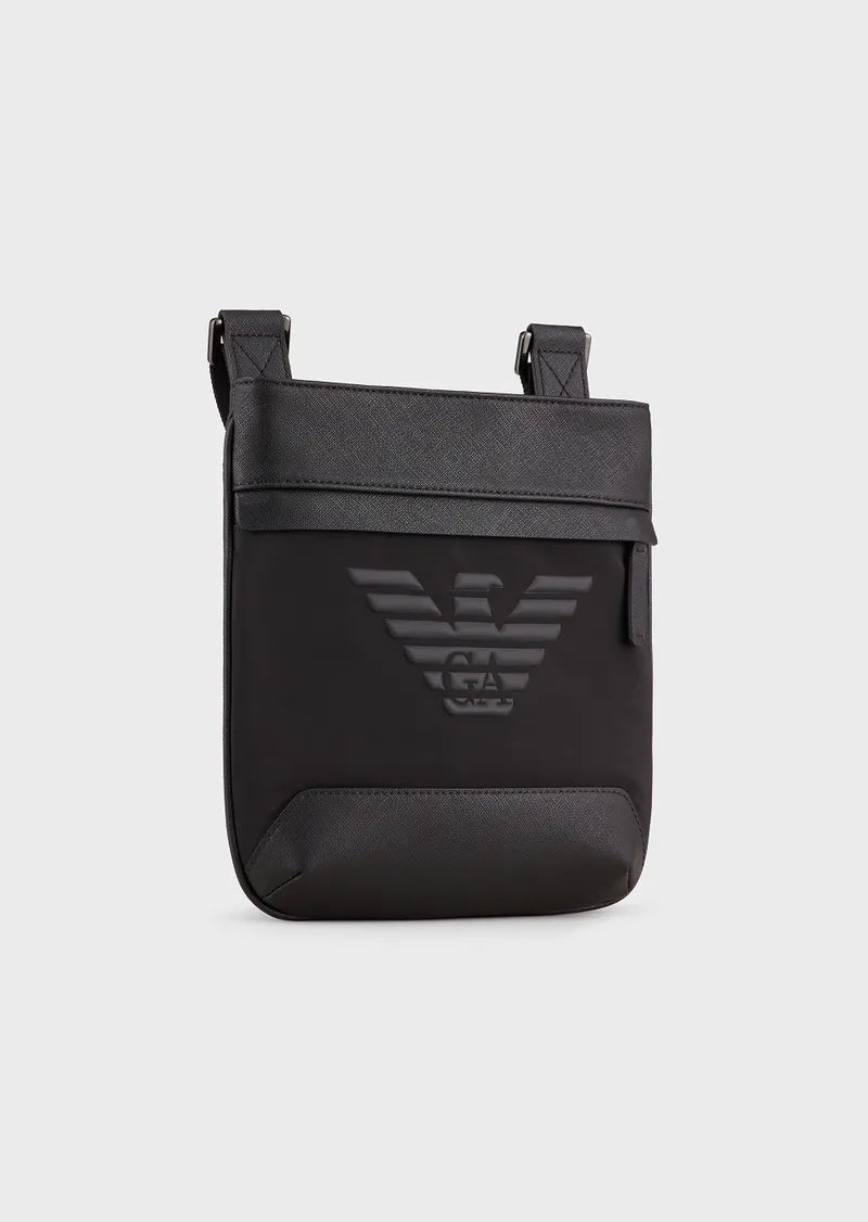 Borsa a Tracolla in Pelle Emporio Armani / Nero - Ideal Moda