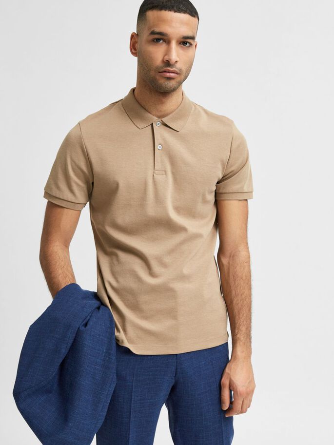 Polo Shirt / Beige - Ideal Moda