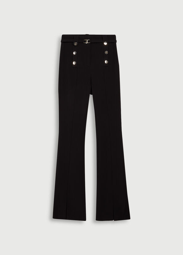 Pantalone in Tessuto Stretch Liu Jo / Nero - Ideal Moda