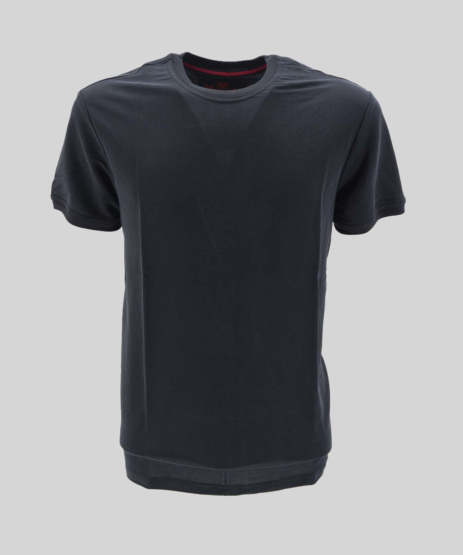 Tshirt manica corta / Nero - Ideal Moda