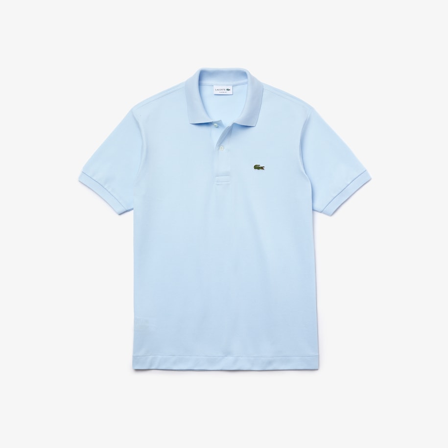 Polo 12.12 con Logo Lacoste / Celeste - Ideal Moda