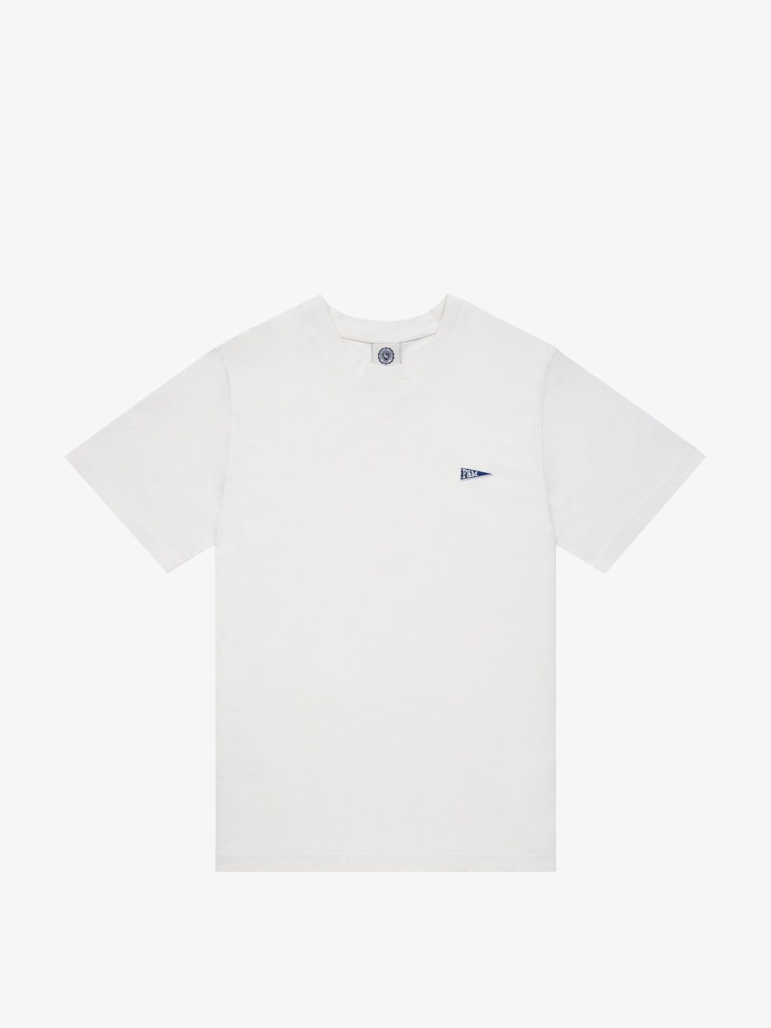 T-Shirt Franklin & Marshall con Logo / Bianco - Ideal Moda