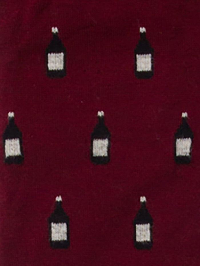 Calza con Fantasia Fefè / Bordeaux - Ideal Moda
