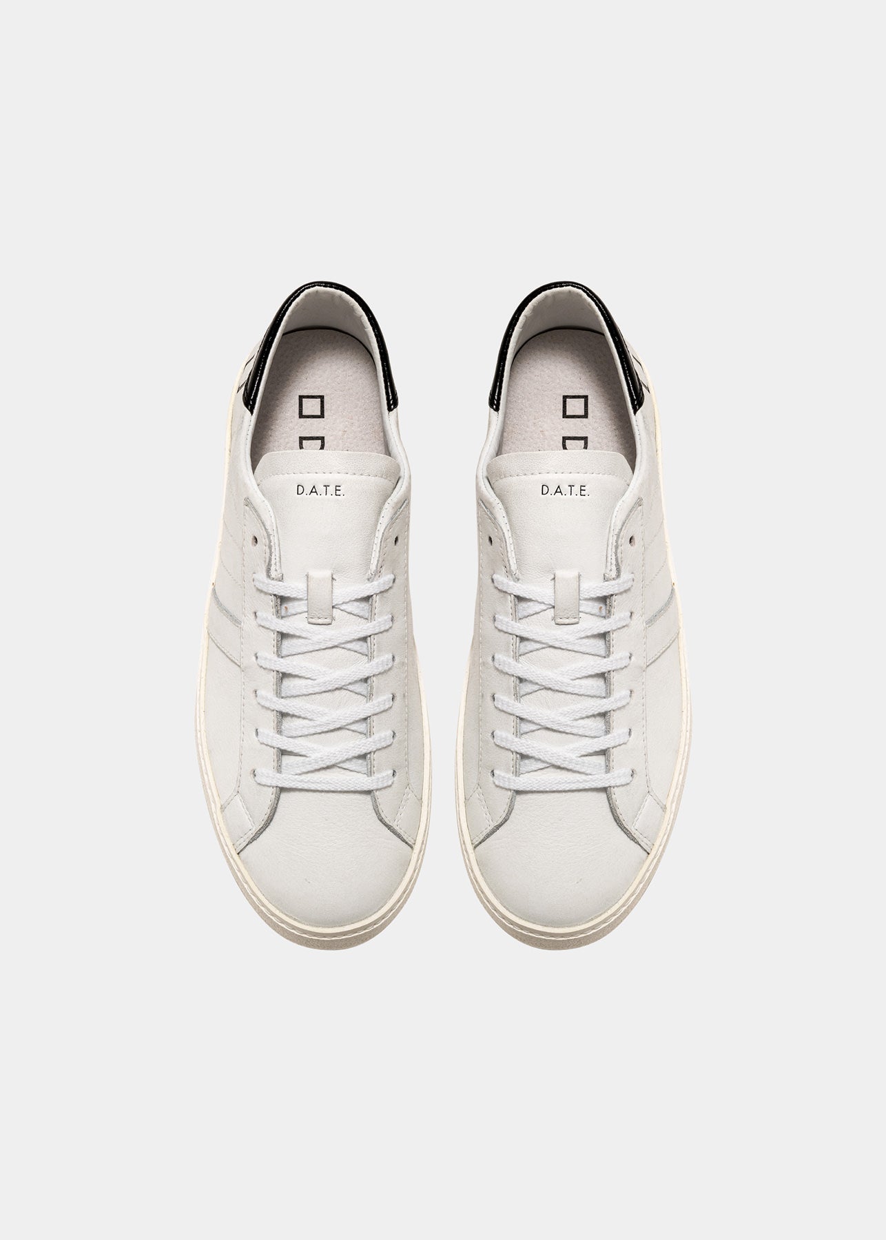 Sneaker DATE Hill Low Vintage Calf / Bianco - Ideal Moda