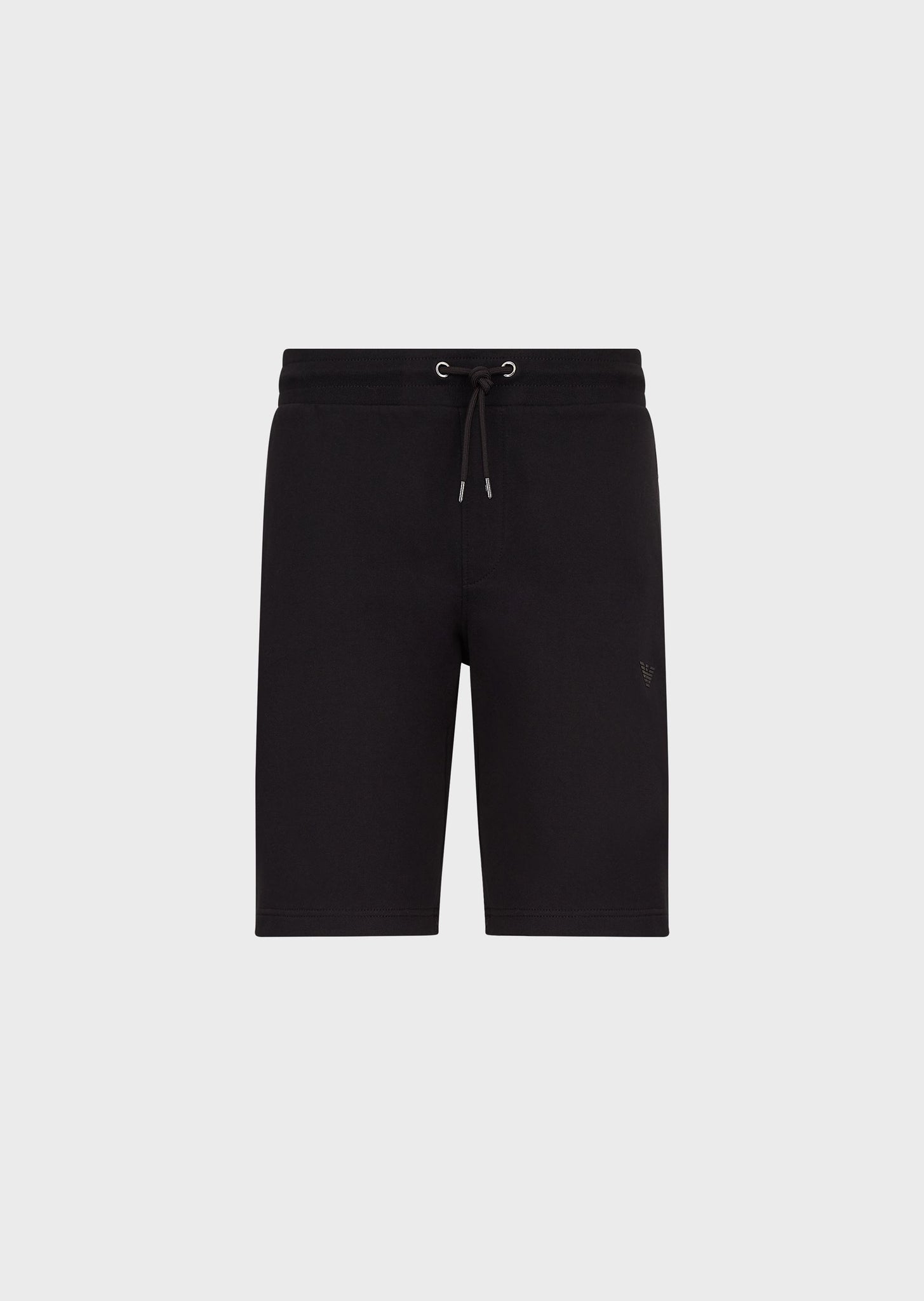 Bermuda in felpa con coulisse / Nero - Ideal Moda