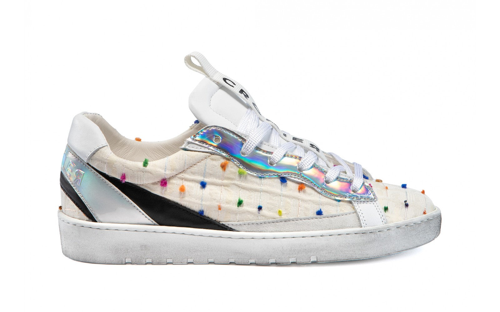 ALPHA Rainbow Pois / Bianco - Ideal Moda