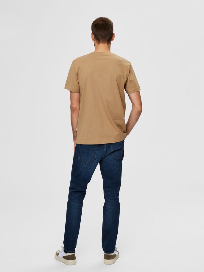 Maglia a Girocollo / Beige - Ideal Moda