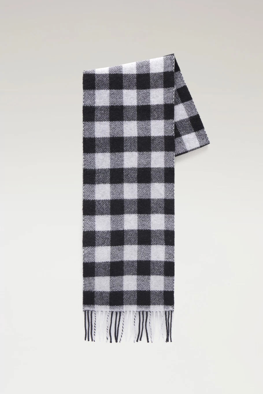 Sciarpa a Fantasia Woolrich / Nero - Ideal Moda