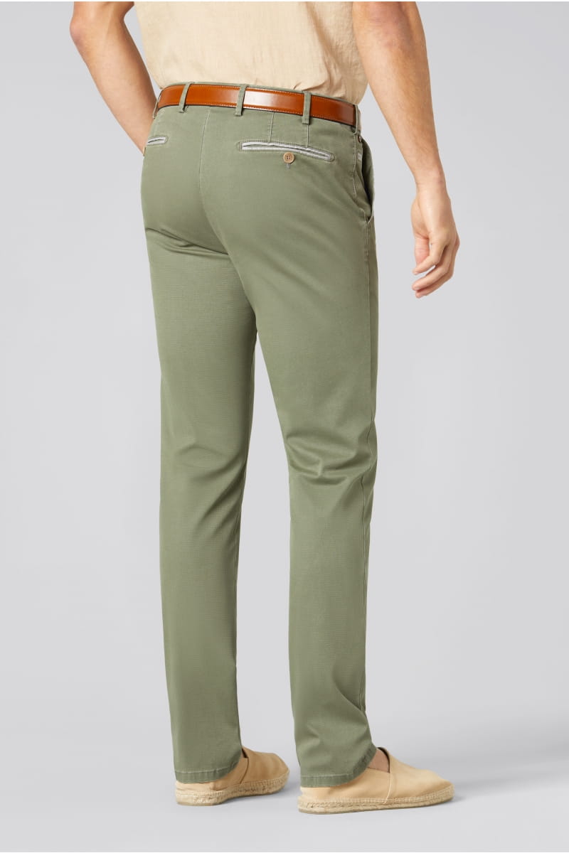 Pantalone Meyer Regular Fit / Verde - Ideal Moda