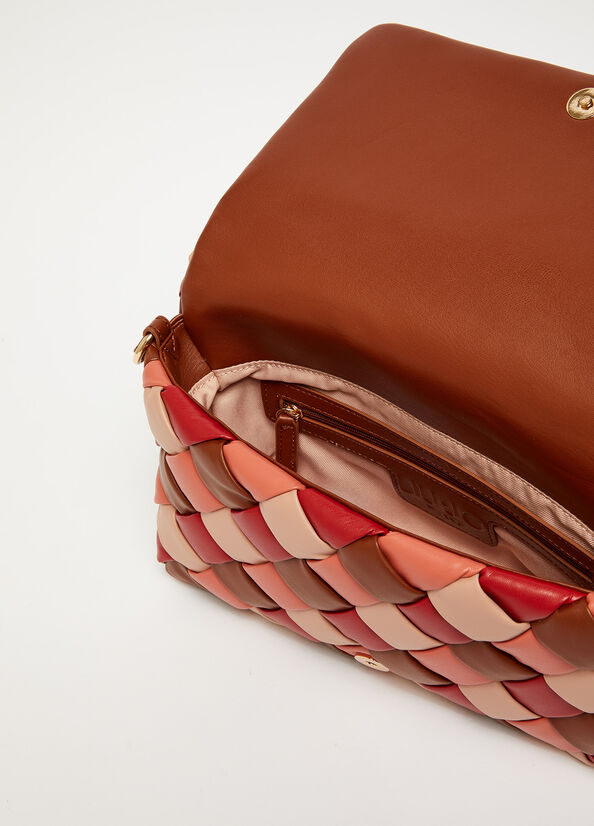 Borsa a Tracolla Intrecciata Liu Jo / Rosso - Ideal Moda
