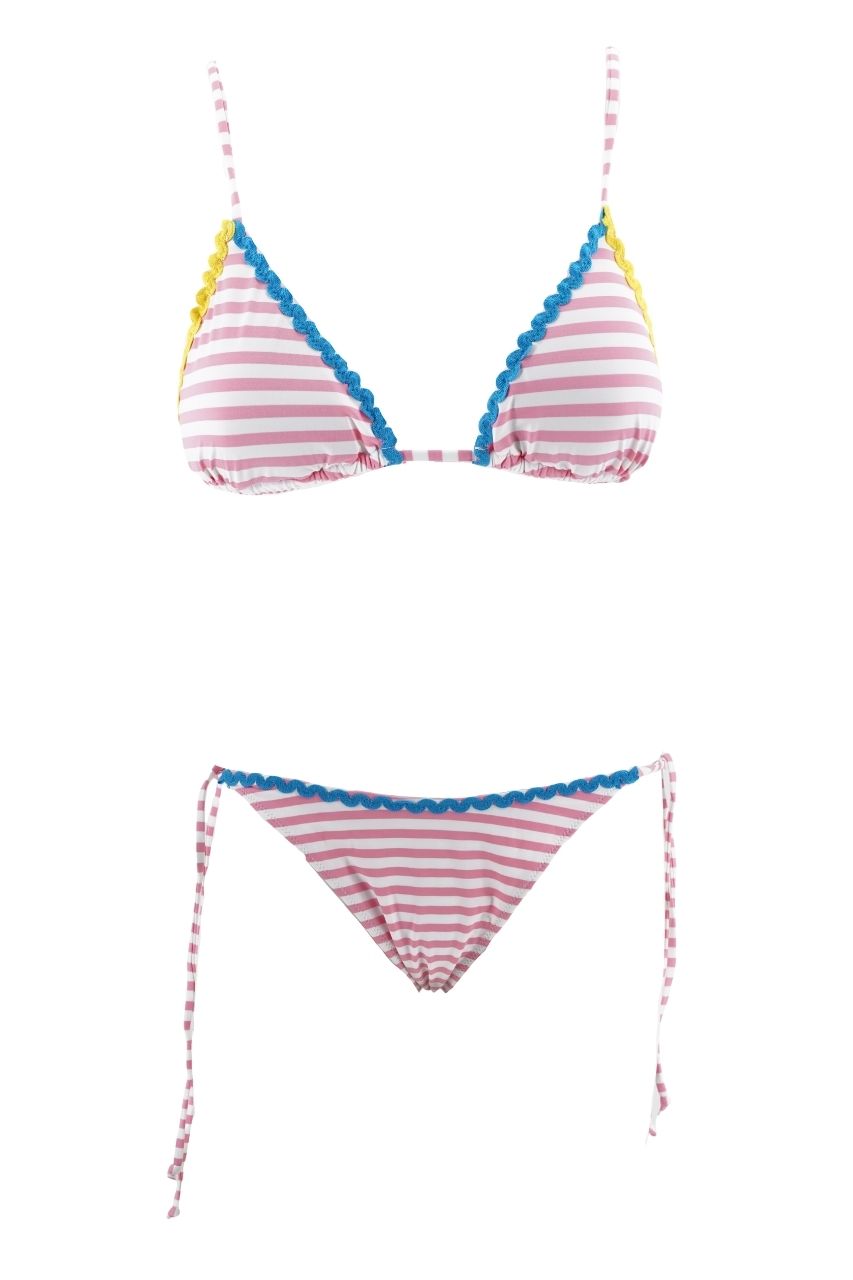 Bikini a Fantasia Mc2 Saint Barth / Rosa - Ideal Moda