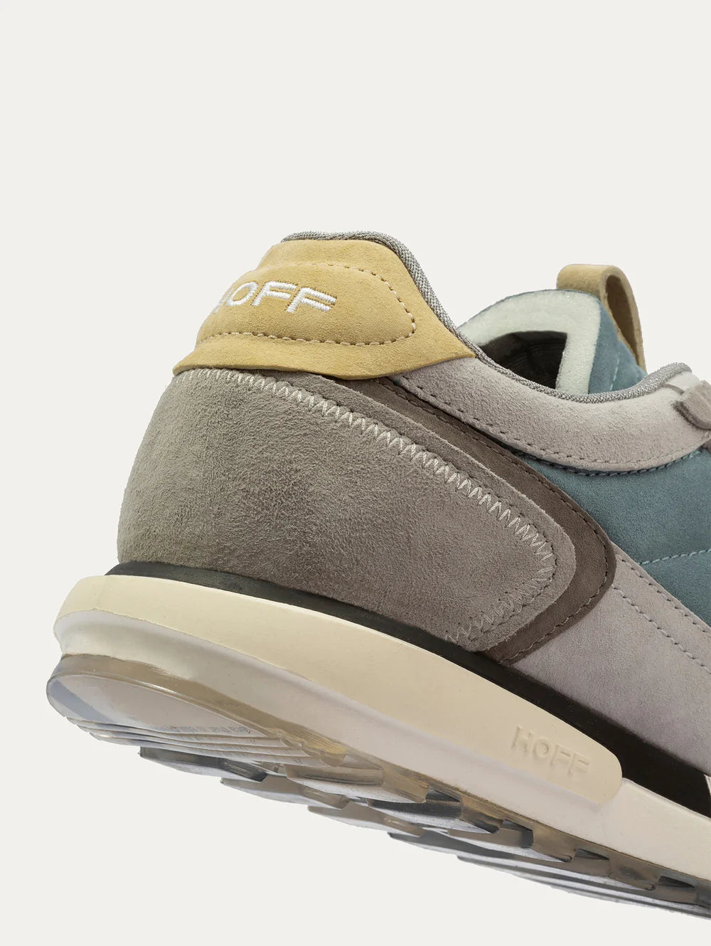 Sneaker in Pelle e Tessuto Hoff / Grigio - Ideal Moda