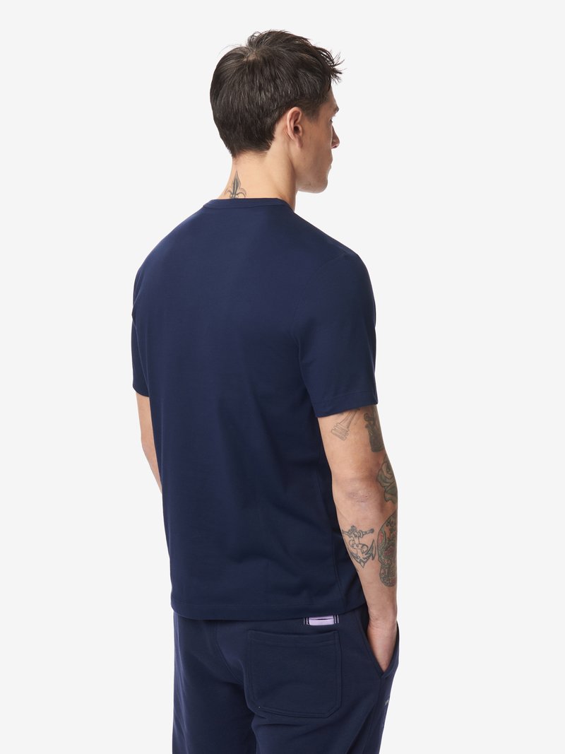 T-Shirt Blauer in Cotone / Blu - Ideal Moda