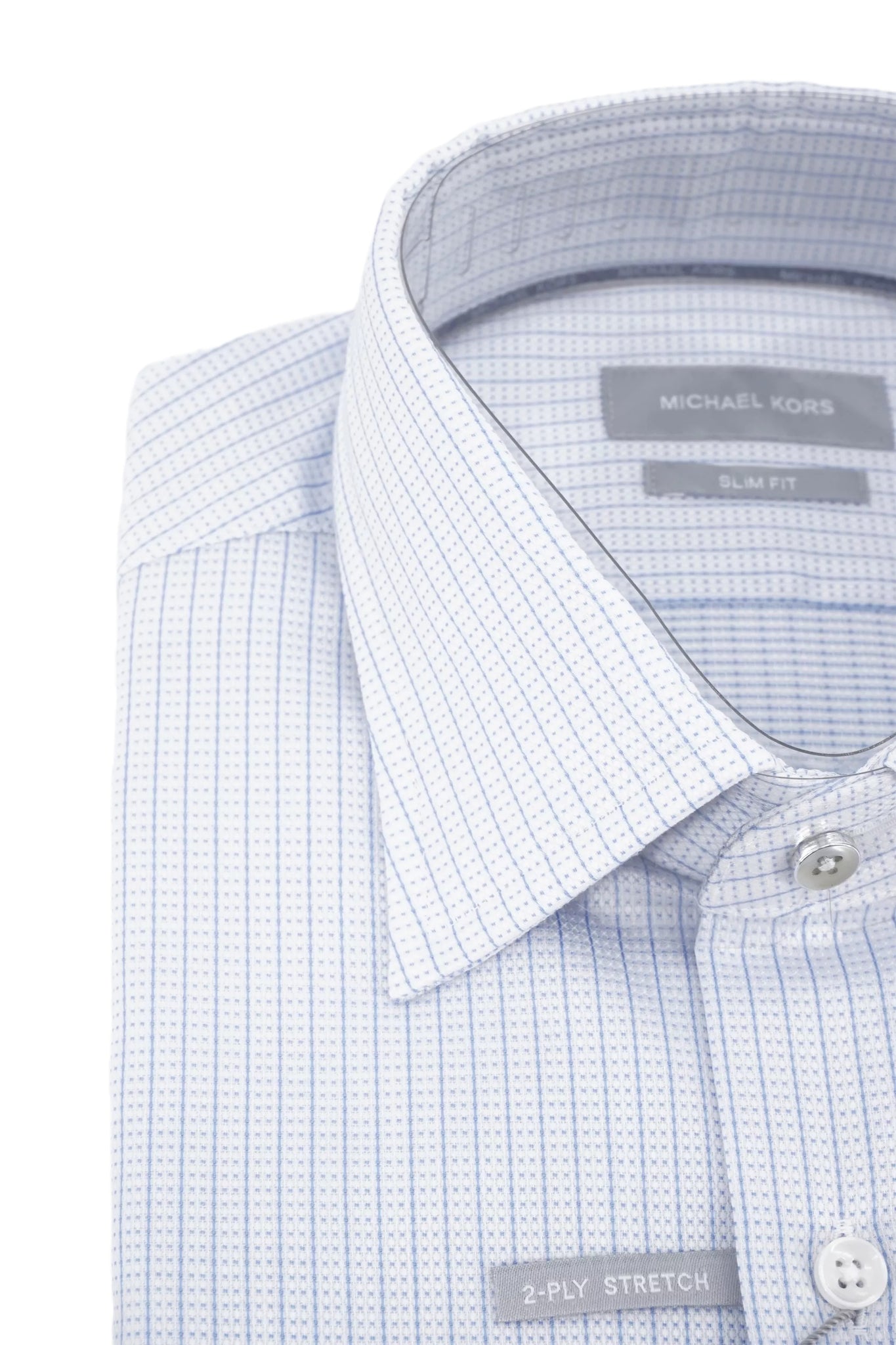 Camicia a Fantasia Michael Kors / Celeste - Ideal Moda