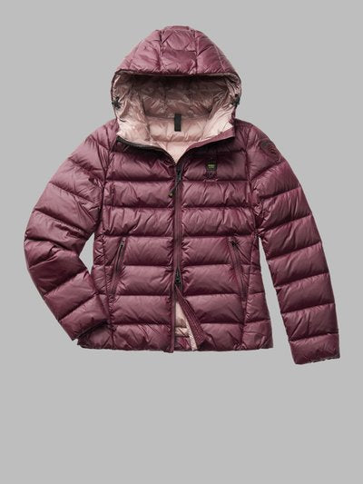 Giubbino con Cappuccio Blauer / Bordeaux - Ideal Moda