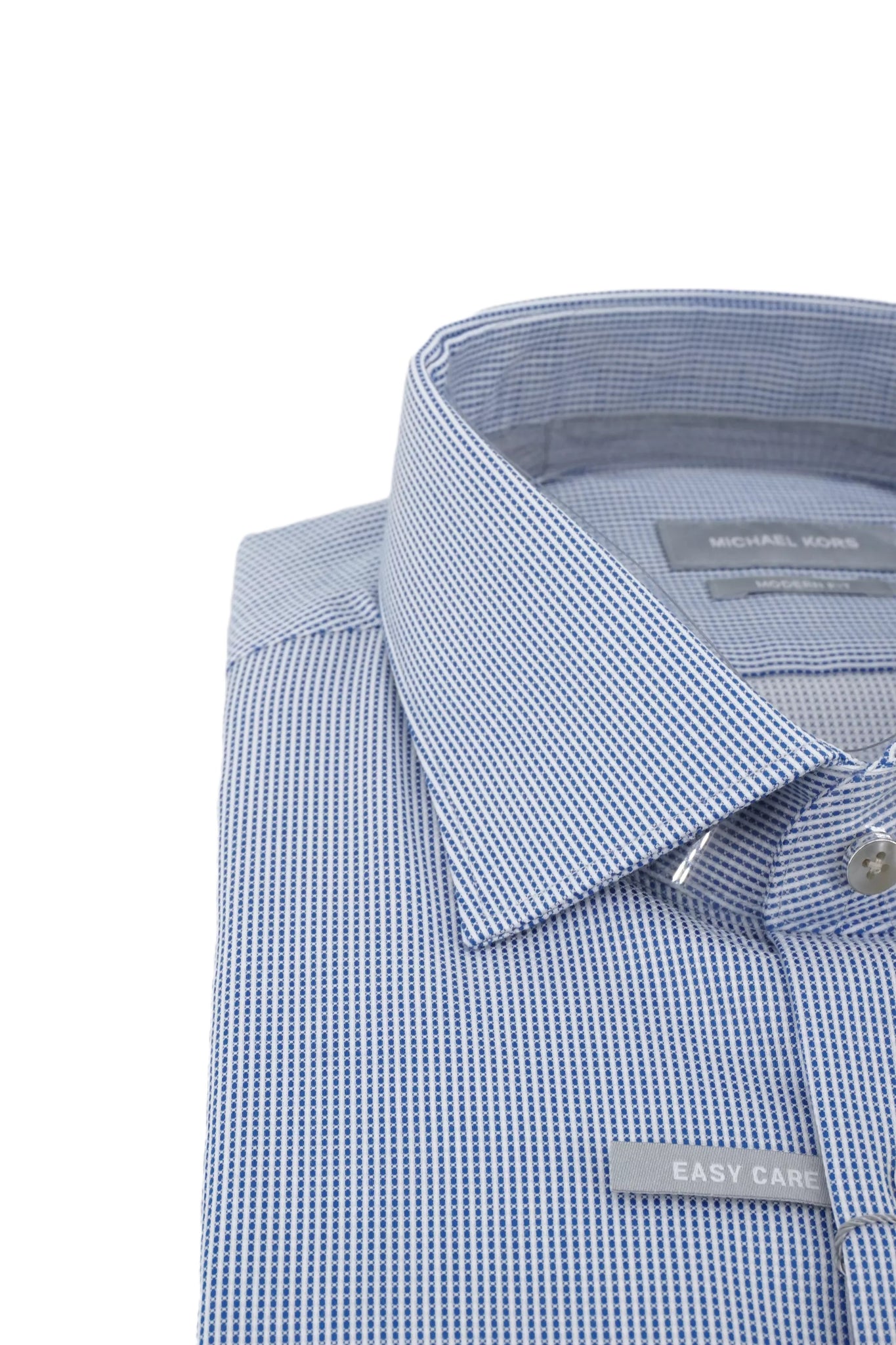 Camicia a Fantasia Modern Fit Michael Kors / Blu - Ideal Moda