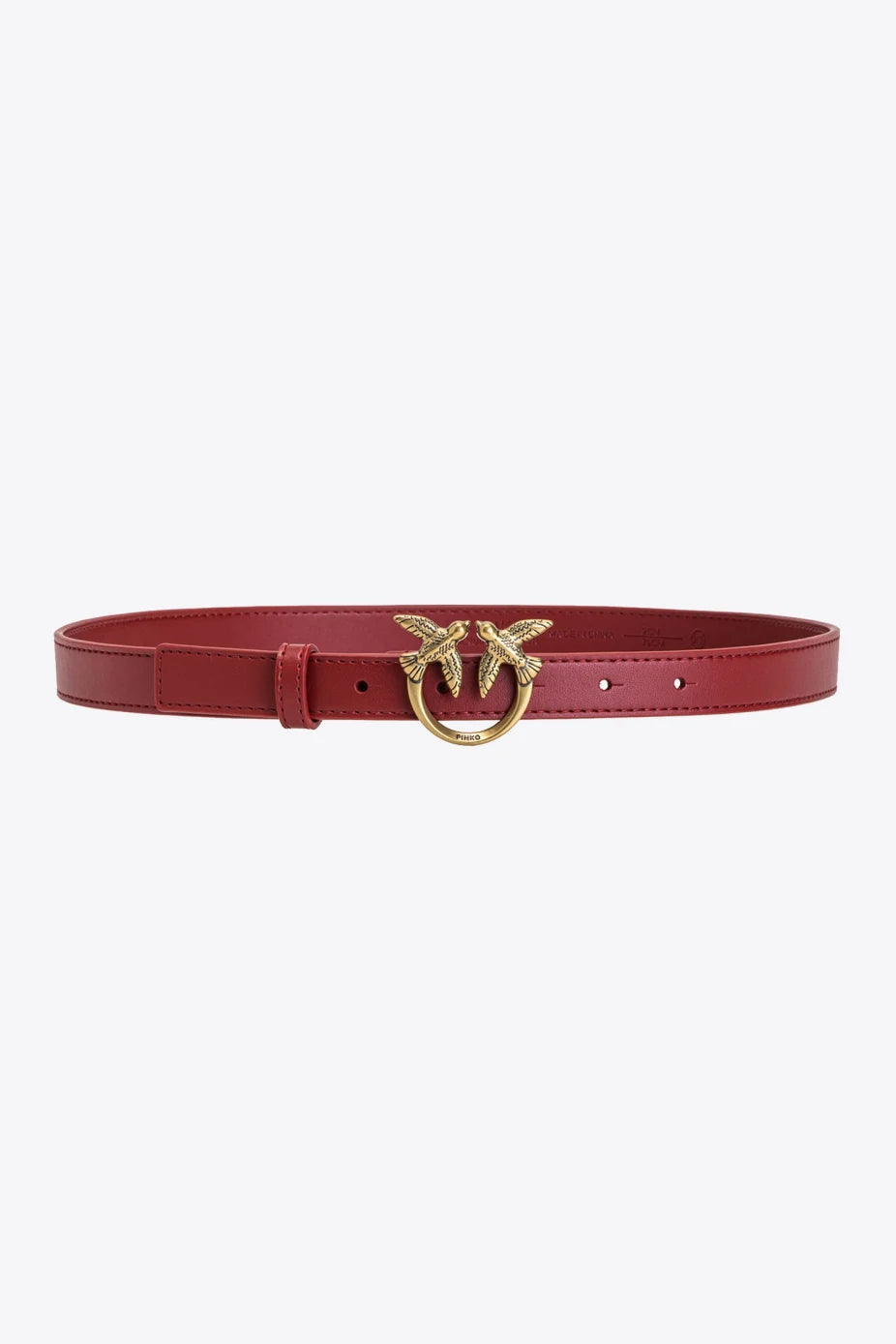 Cintura Sottile in Pelle Pinko / Bordeaux - Ideal Moda