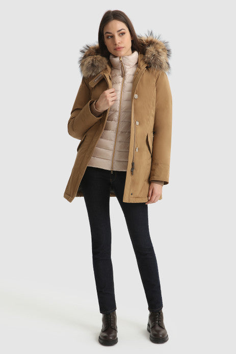 Giubbino Woolrich Luxury Arctic Parka / Marrone - Ideal Moda