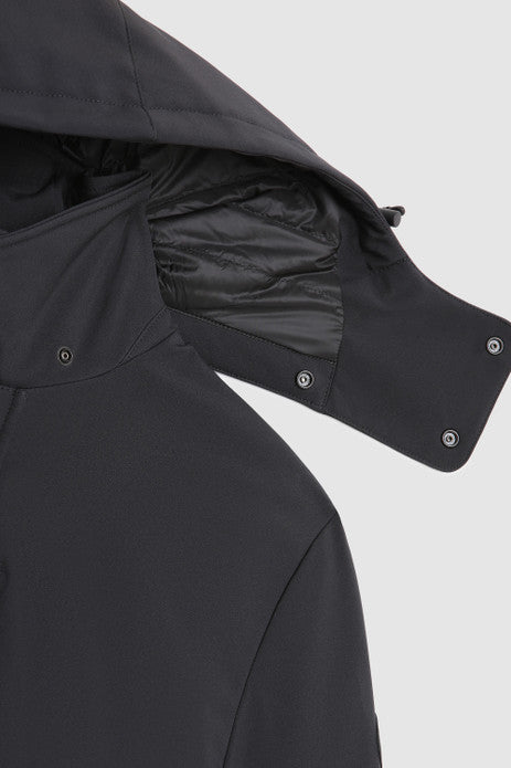 Giacca Woolrich in soft shell / Nero - Ideal Moda