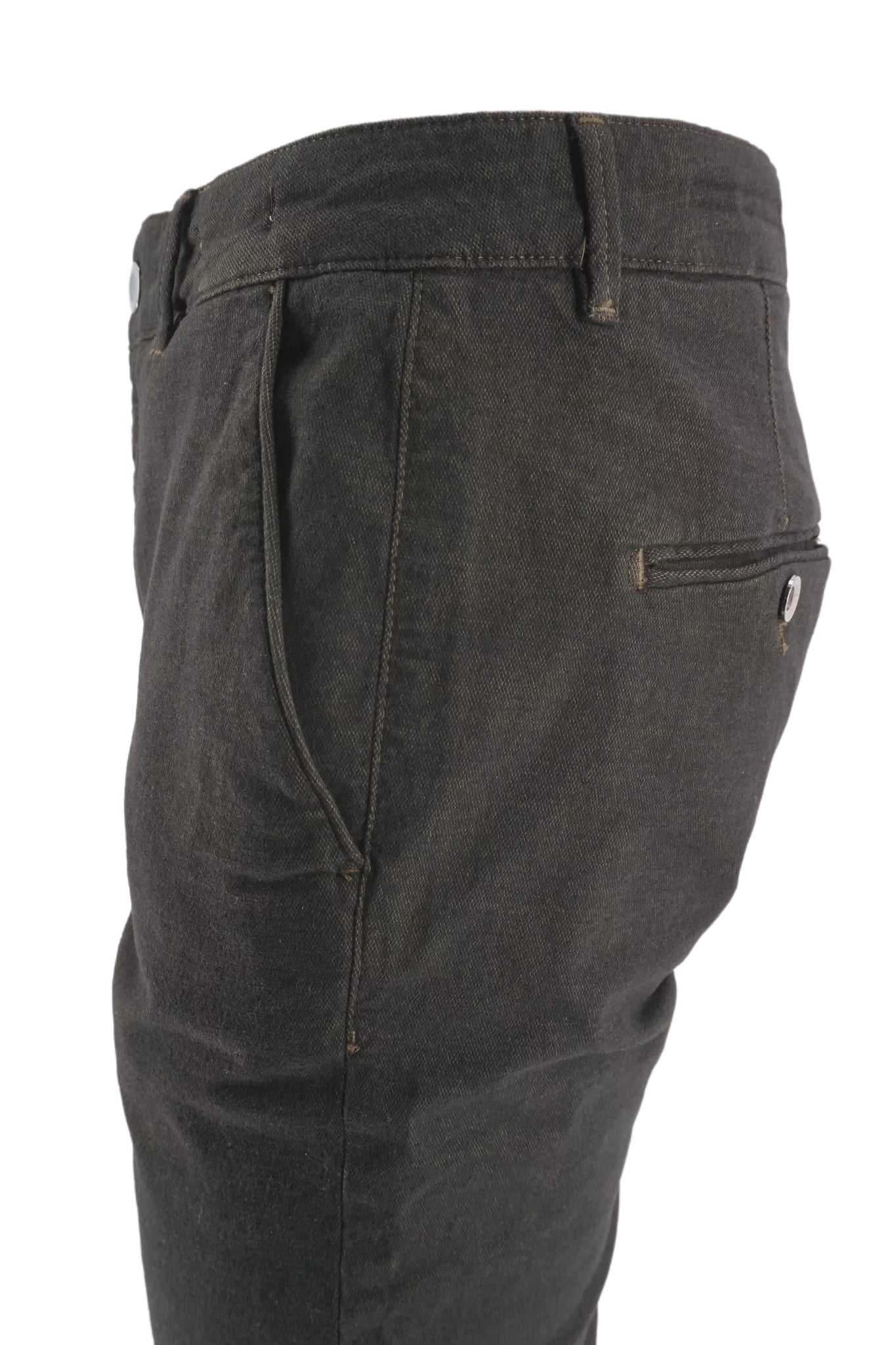 Pantalone Slim Fit Camouflage / Marrone - Ideal Moda