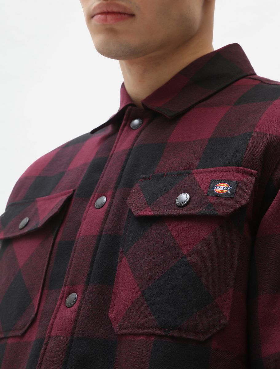 Camicia in Flanella Dickies / Bordeaux - Ideal Moda