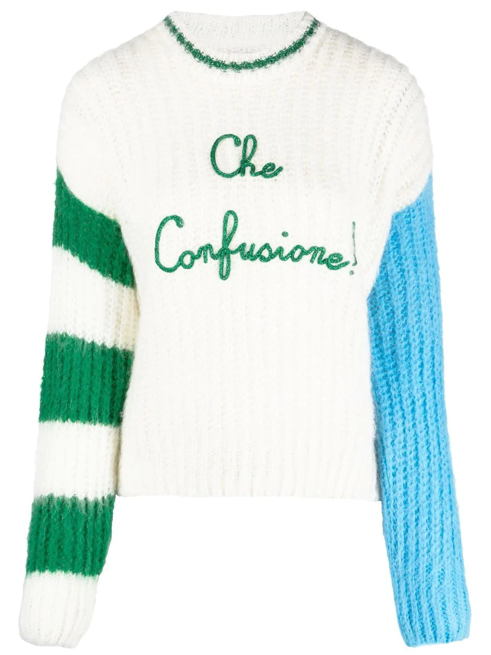 Maglia con Ricamo Mc2 Saint Barth / Bianco - Ideal Moda