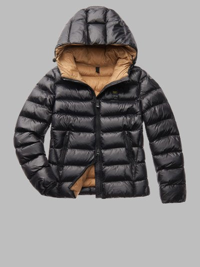 Giubbino con Imbottitura Eco Blauer / Nero - Ideal Moda