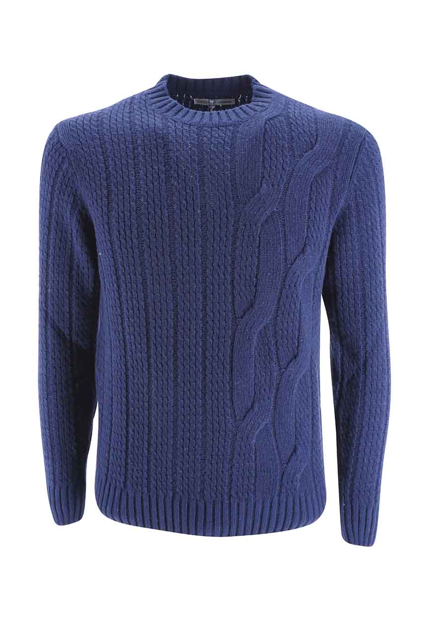 Maglia Daniele Alessandrini / Blu - Ideal Moda
