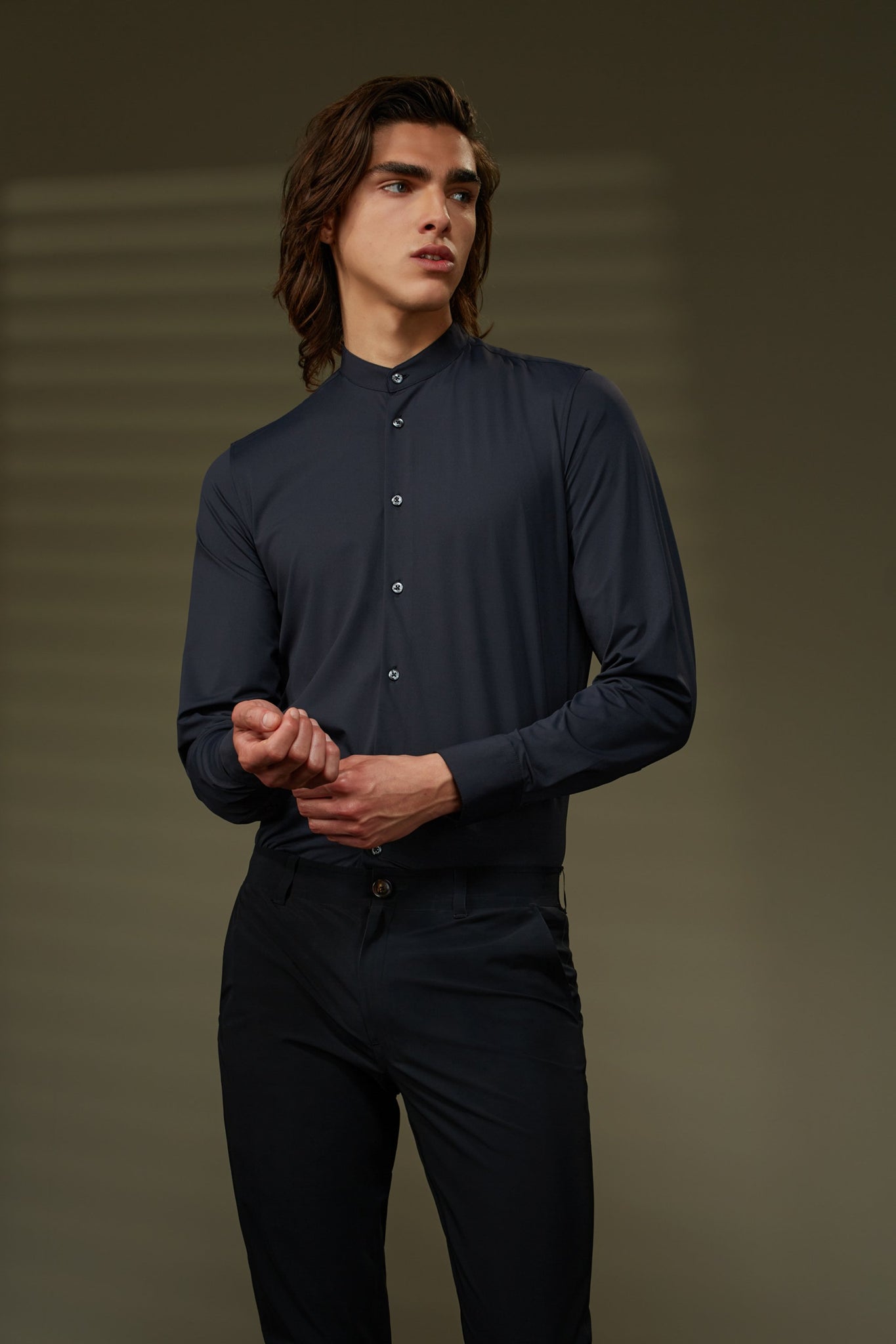 Shirt Oxford Kor / Nero - Ideal Moda