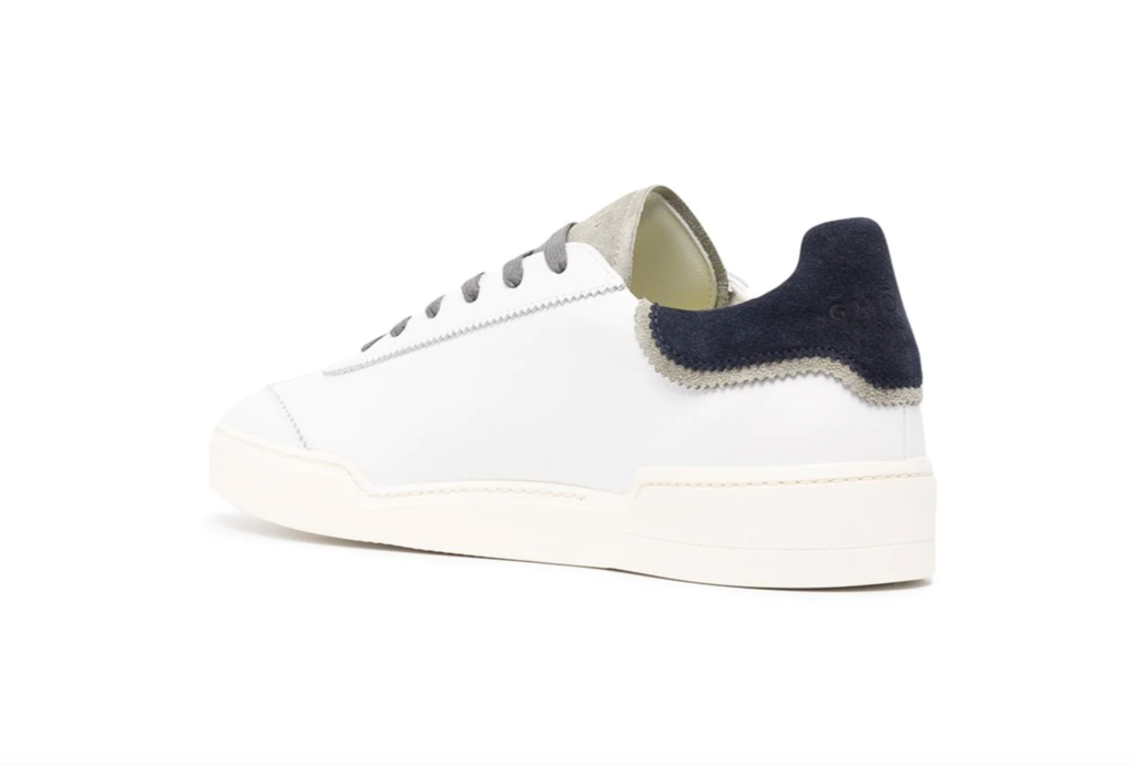 Sneakers con dettaglio a contrasto / Bianco - Ideal Moda