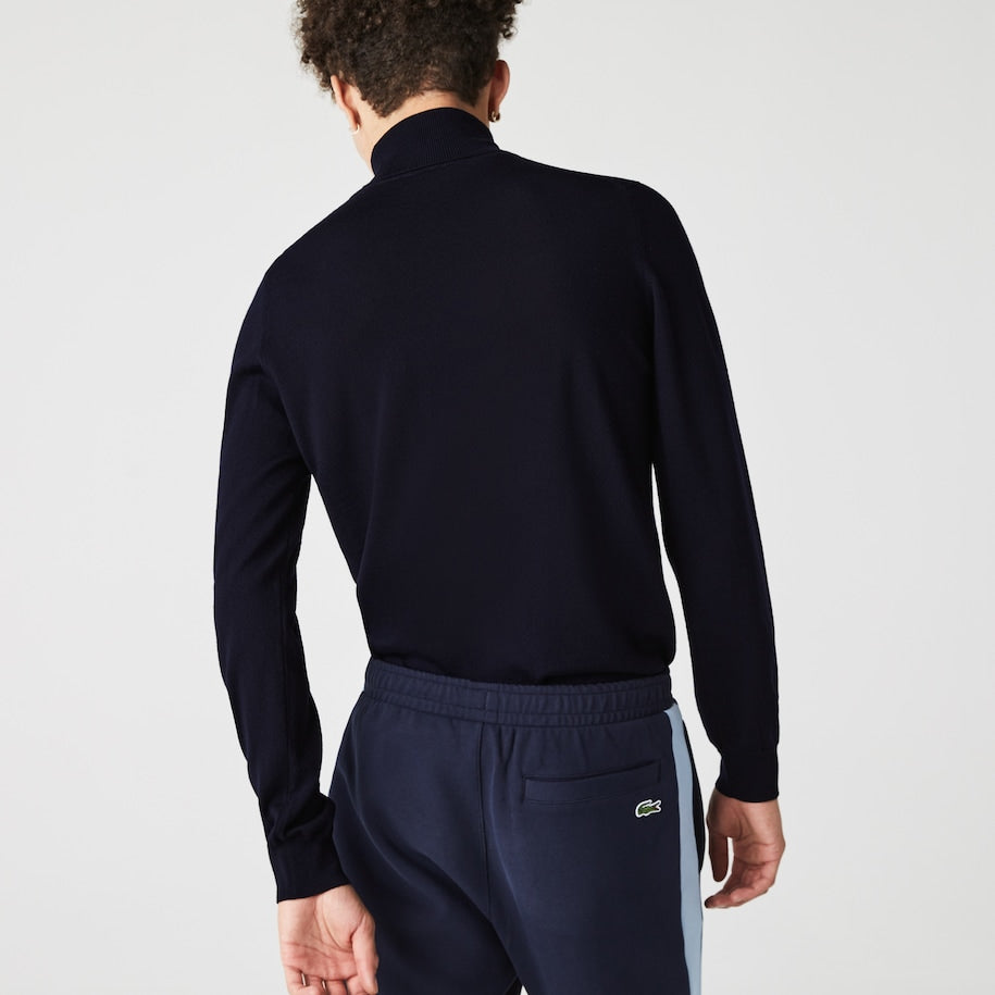 Maglia Lacoste Collo Alto / Blu - Ideal Moda