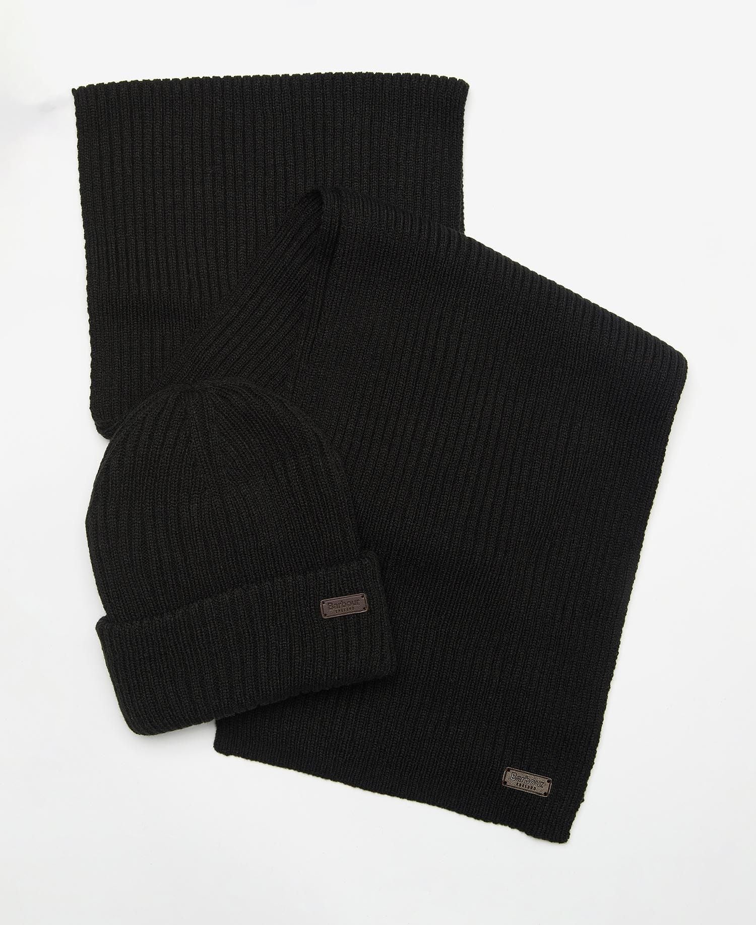 Berretto e Sciarpa Barbour / Nero - Ideal Moda