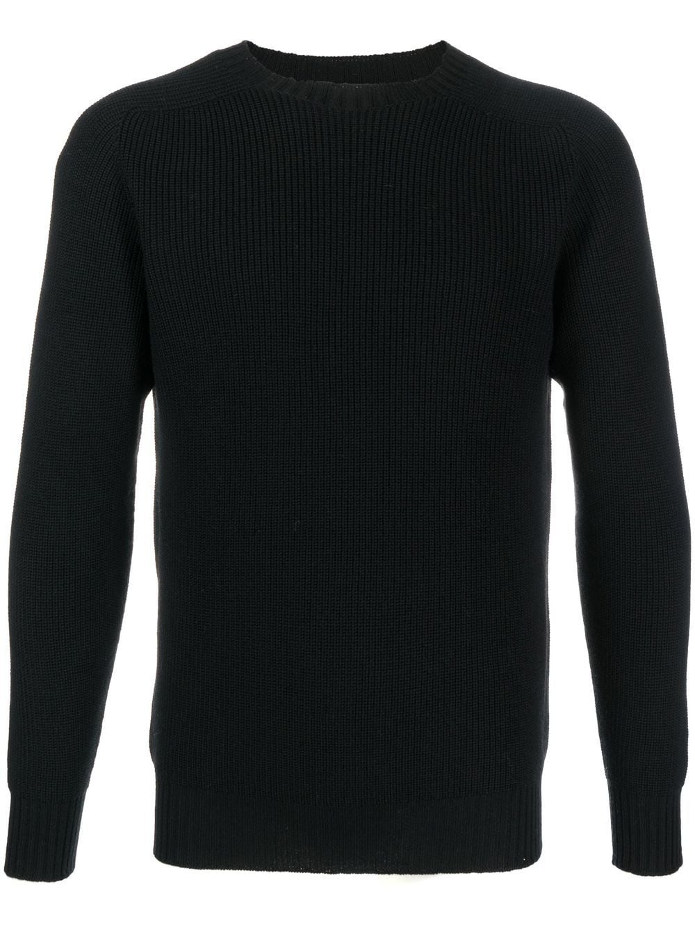 Maglia in Lana Girocollo Tagliatore / Nero - Ideal Moda