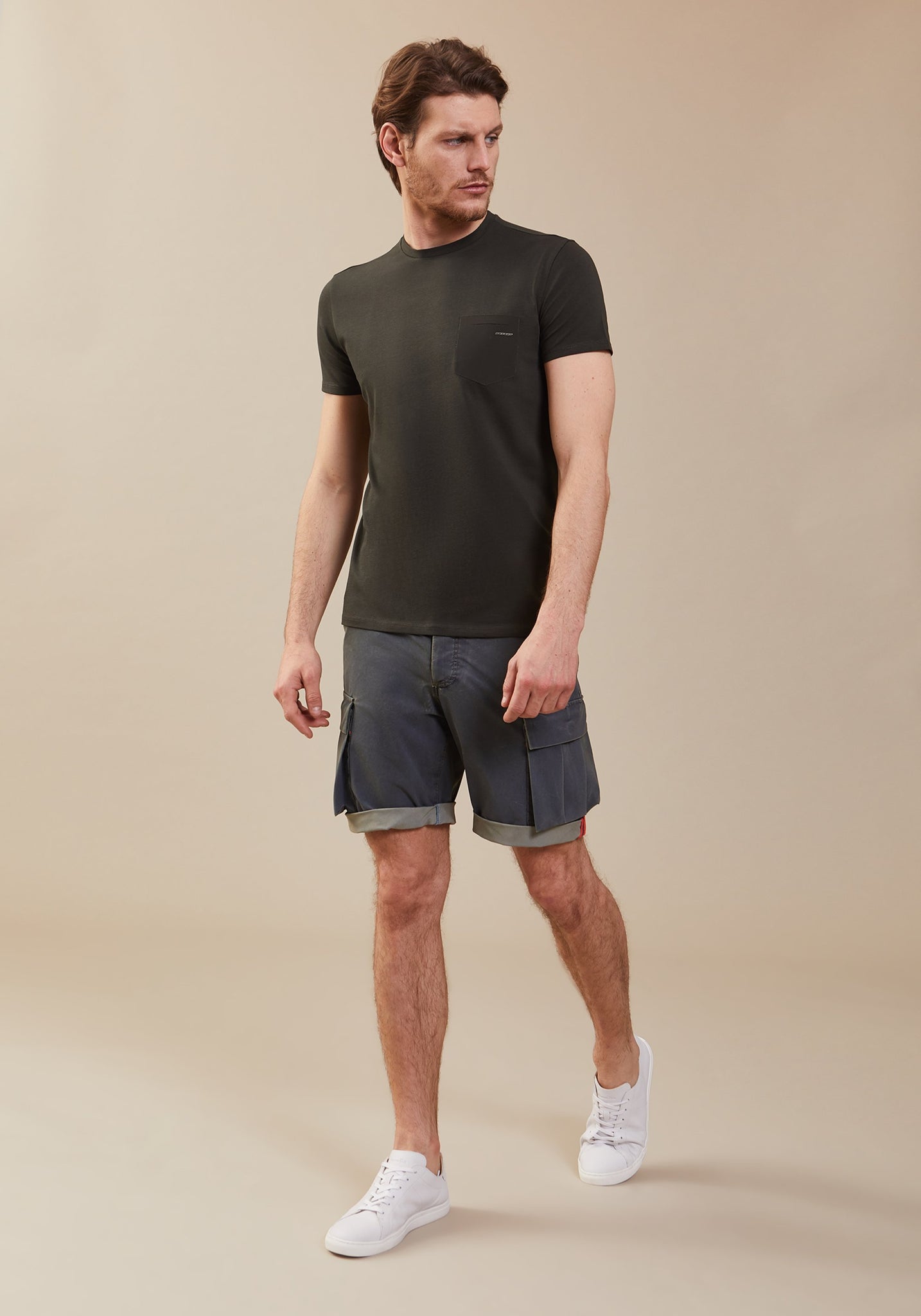 T-shirt in jersey / Verde - Ideal Moda