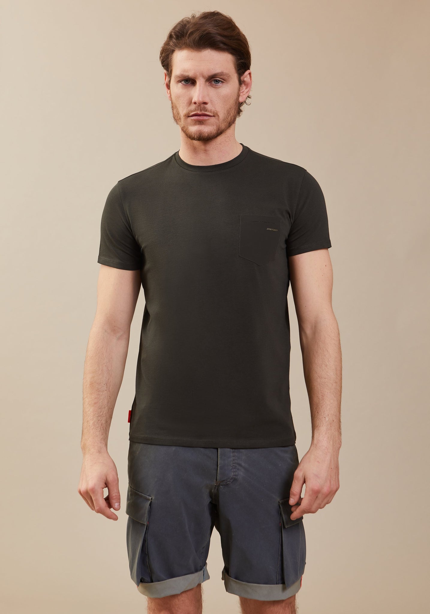 T-shirt in jersey / Verde - Ideal Moda
